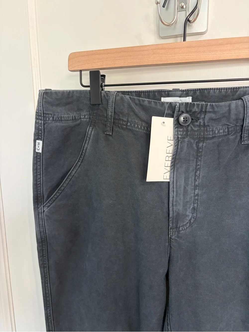 NWT Citizens of Humanity Carter Utility Pant Washed Black Sz 29 $238